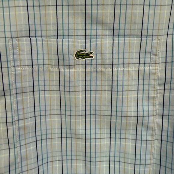 Lacoste Men's Long‎ Sleeve Button Down Shirt Size 42 (L) - Picture 4 of 5